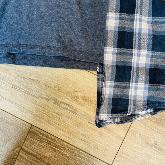 Reworked Milwaukee Brewers Flannel Upcycle Shirt Oversized unisex up to size XL - Picture 4 of 6